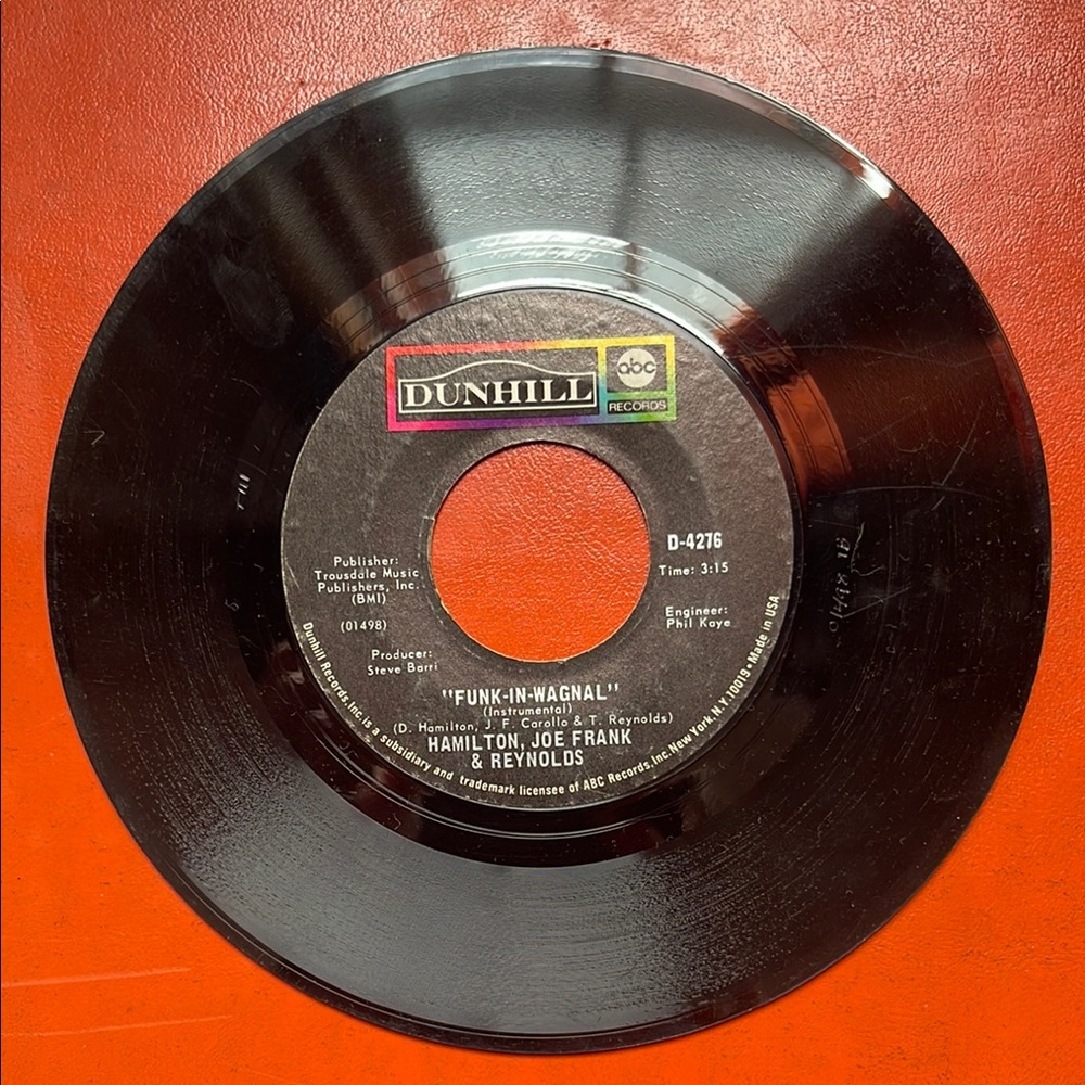 Hamilton, Joe Frank & Reynolds 45 rpm Dunhill Vinyl Record